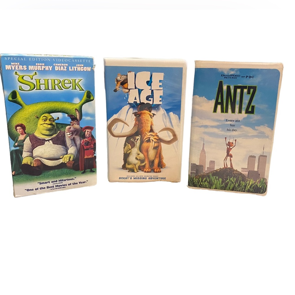 Vintage Dreamworks VHS Video Tapes 3